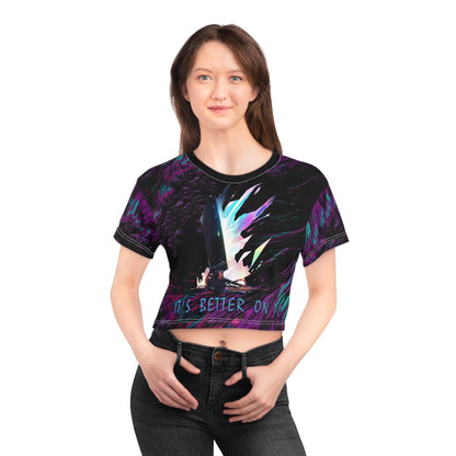 "It's Better On PC" Limited Edition Crop Tee