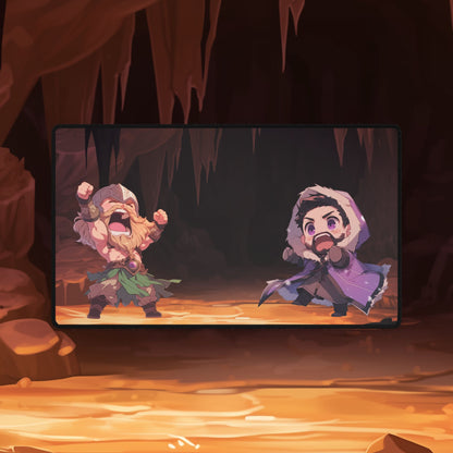 Chibi Spelunkers Desk Mat
