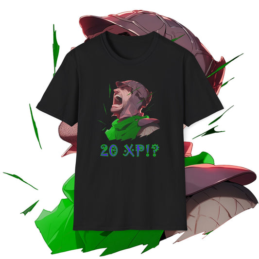 "20 XP!?" Soft Tee