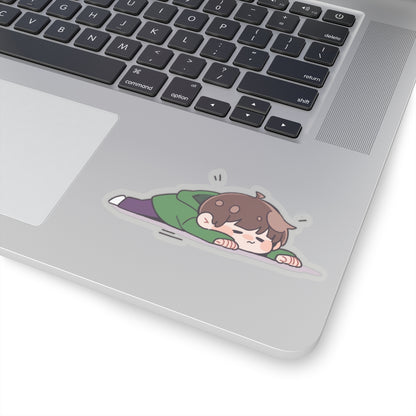Do Nothing Boy Kiss-Cut Sticker