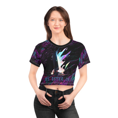 "It's Better On PC" Limited Edition Crop Tee