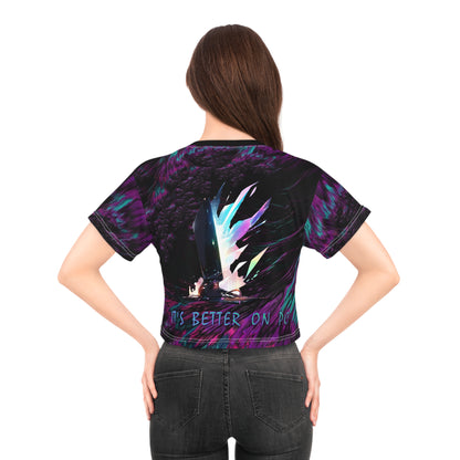 "It's Better On PC" Limited Edition Crop Tee