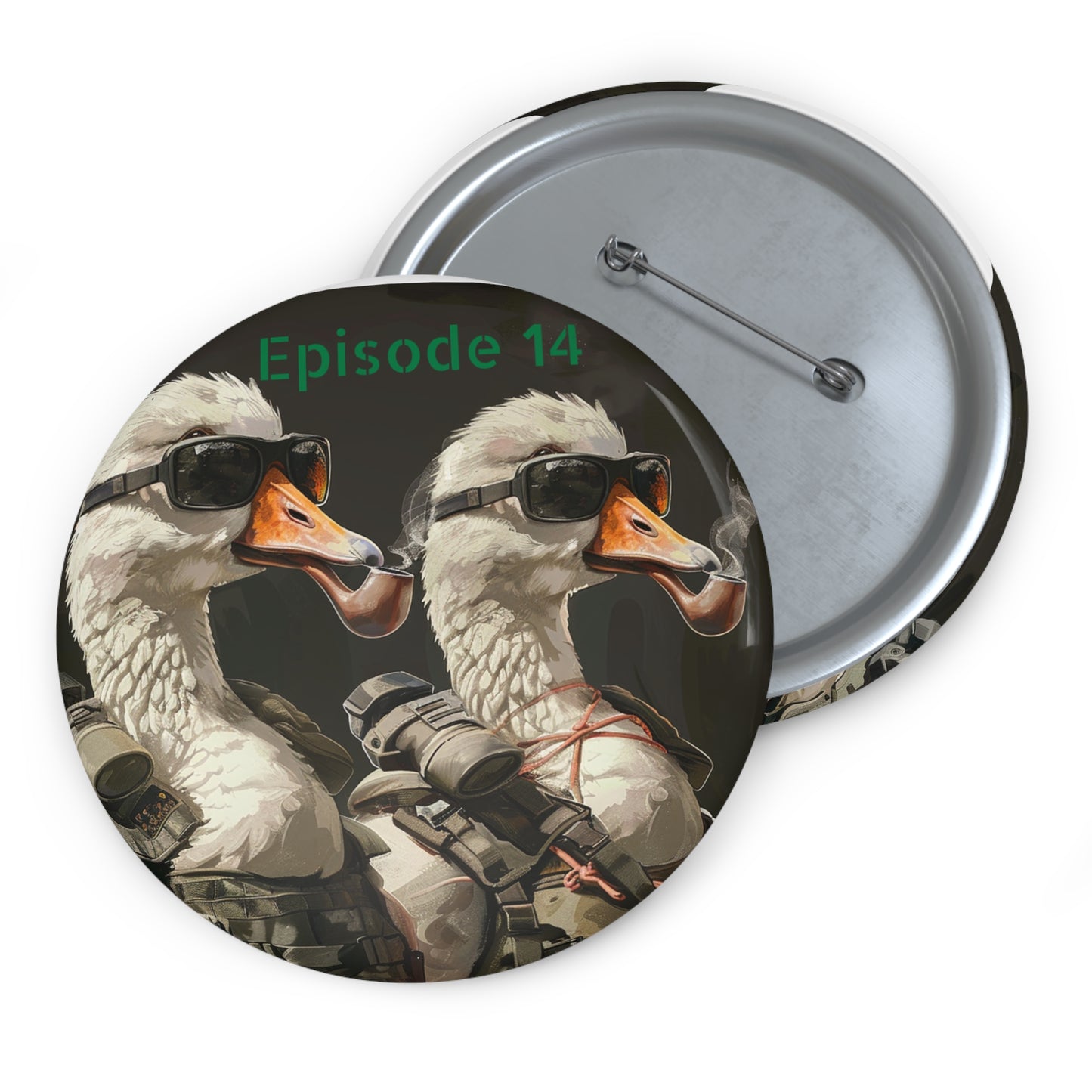 Episode 14: Untitled Goose Game Button Pin