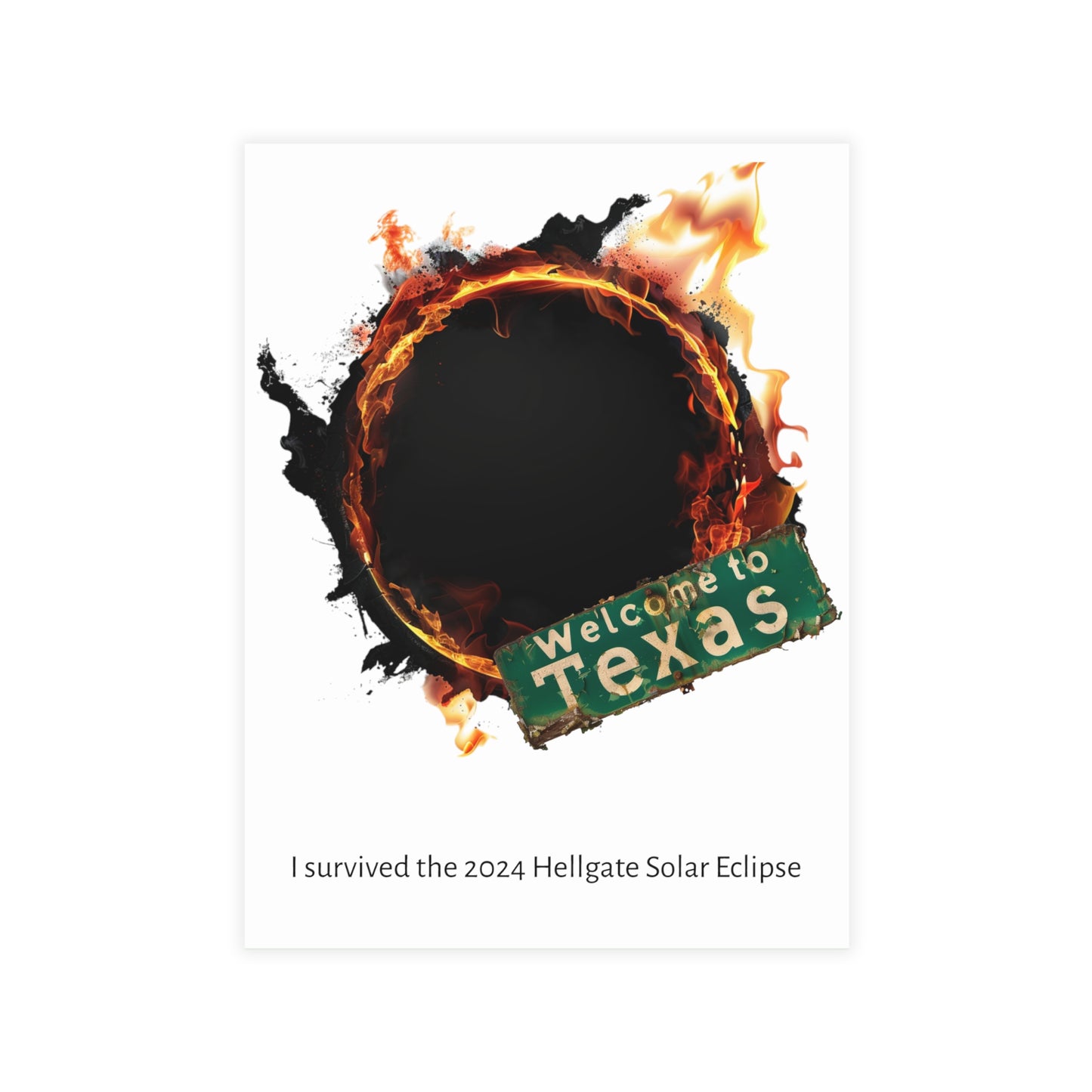 Hellgate: Texas 2024 Postcard