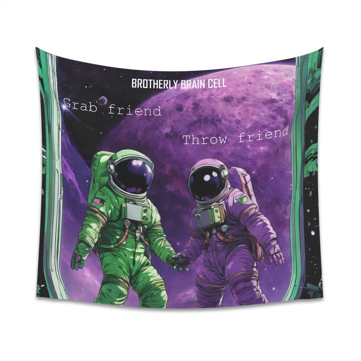BBC Episode 2 "Grab Friend, Throw Friend" Tapestry