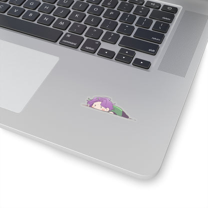 Do Nothing Girl Kiss-Cut Sticker