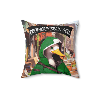 Chaos Geese Throw Pillow