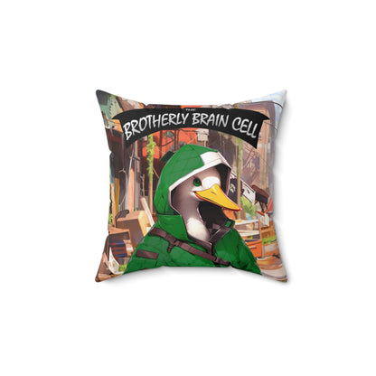 Chaos Geese Throw Pillow