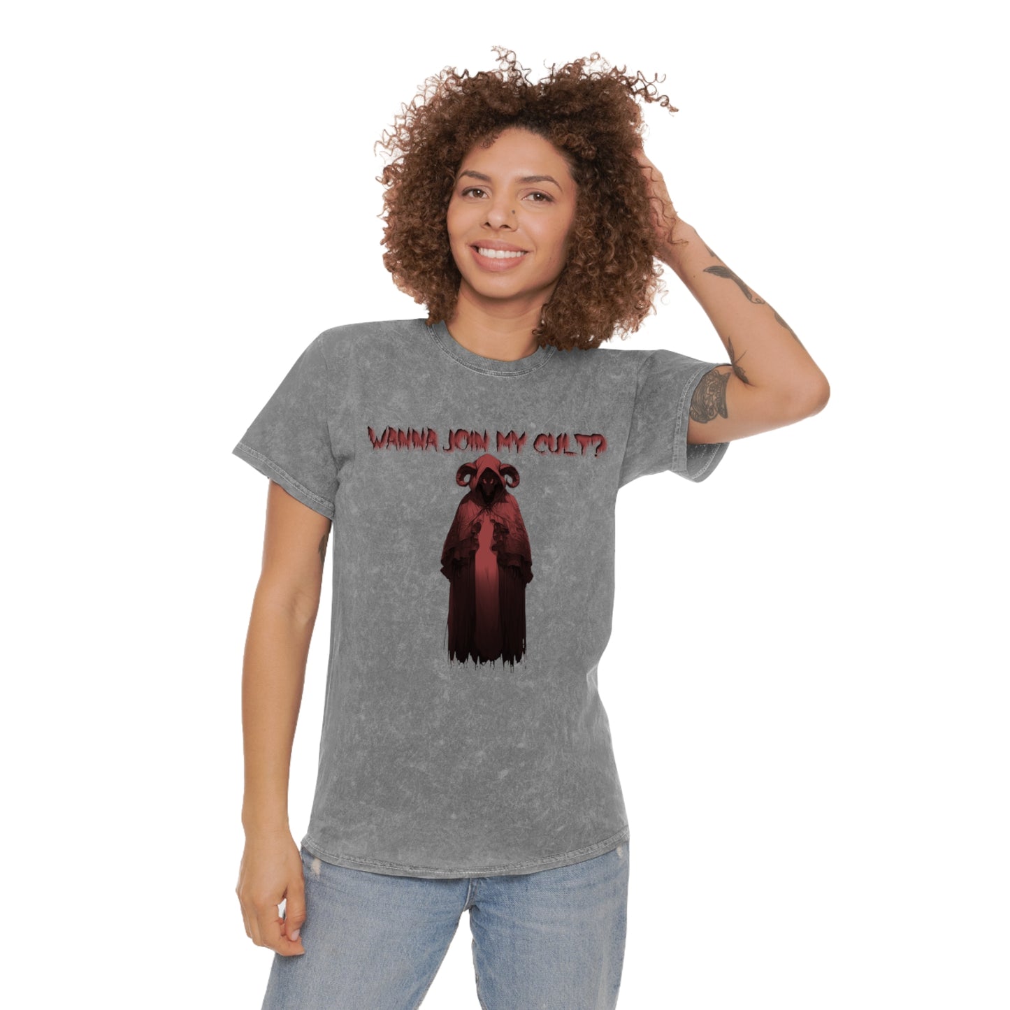 Join My Cult Distressed T-Shirt
