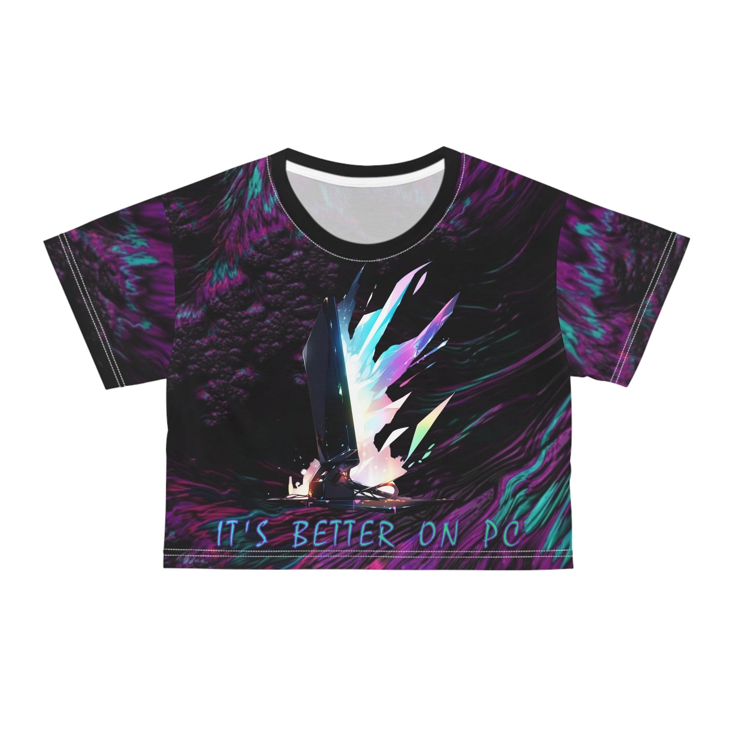 "It's Better On PC" Limited Edition Crop Tee