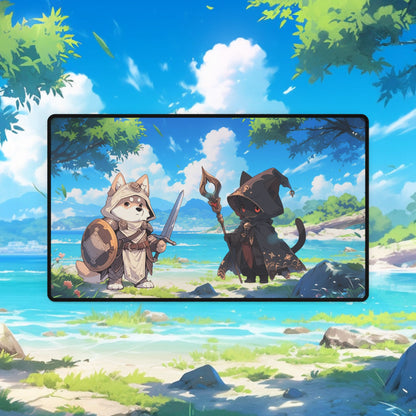 Quest Bros Desk Mat