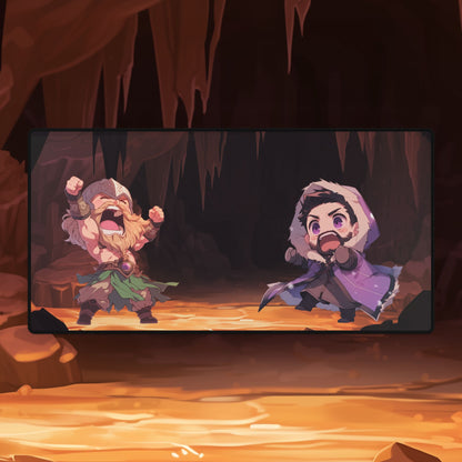 Chibi Spelunkers Desk Mat