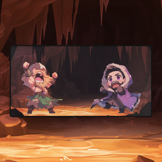 Chibi Spelunkers Desk Mat