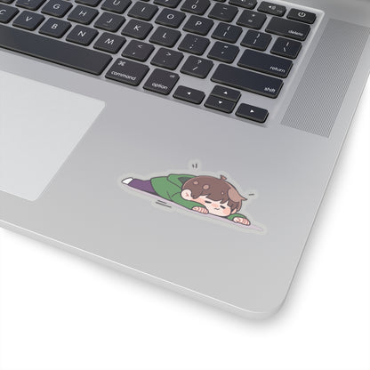Do Nothing Boy Kiss-Cut Sticker