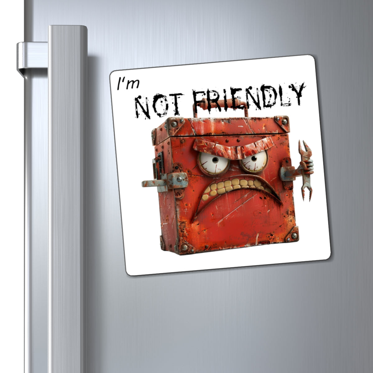 I'm NOT FRIENDLY Magnet