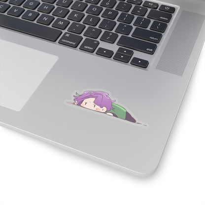 Do Nothing Girl Kiss-Cut Sticker