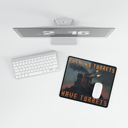Turrets Upon Turrets Desk Mat