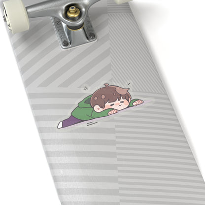 Do Nothing Boy Kiss-Cut Sticker
