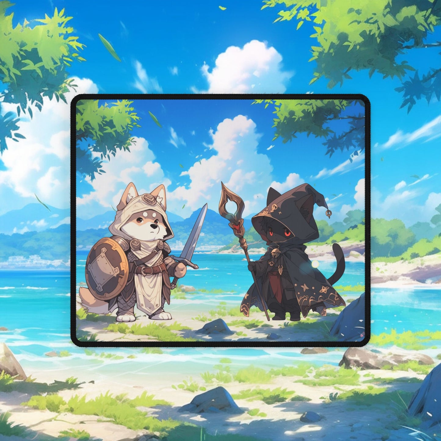 Quest Bros Desk Mat