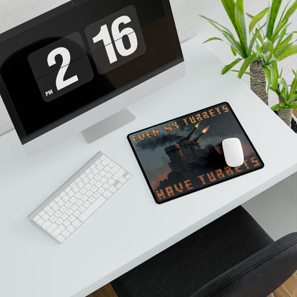 Turrets Upon Turrets Desk Mat