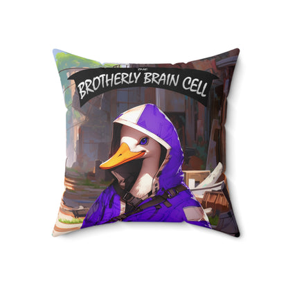 Chaos Geese Throw Pillow