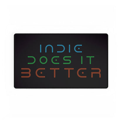 Indie Does It Better Desk Mat