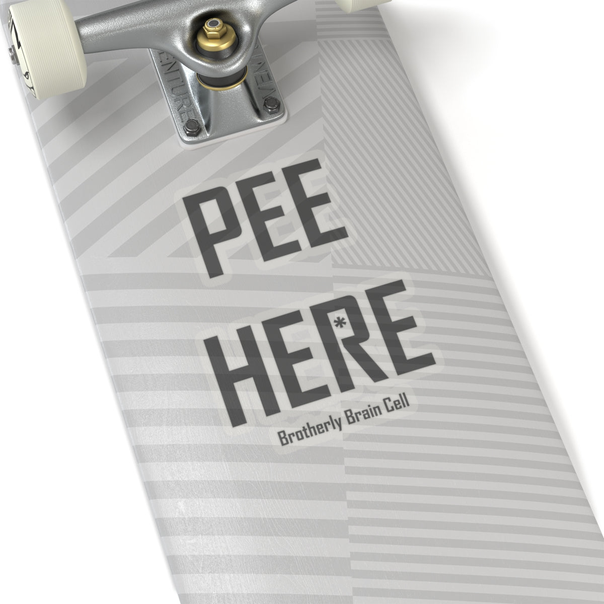 Special Request - "Pee Here" Kiss-Cut Sticker