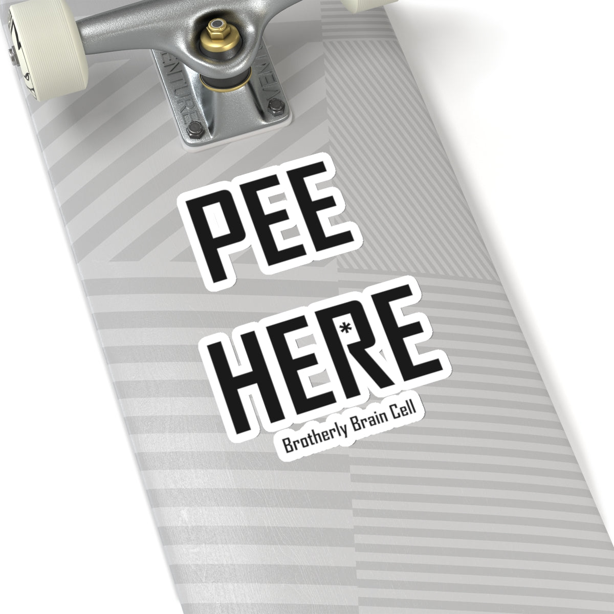 Special Request - "Pee Here" Kiss-Cut Sticker