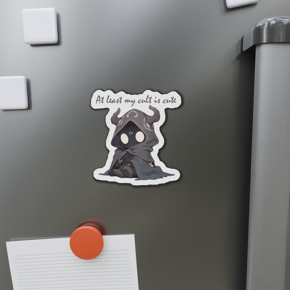 "At Least My Cult Is Cute" magnet